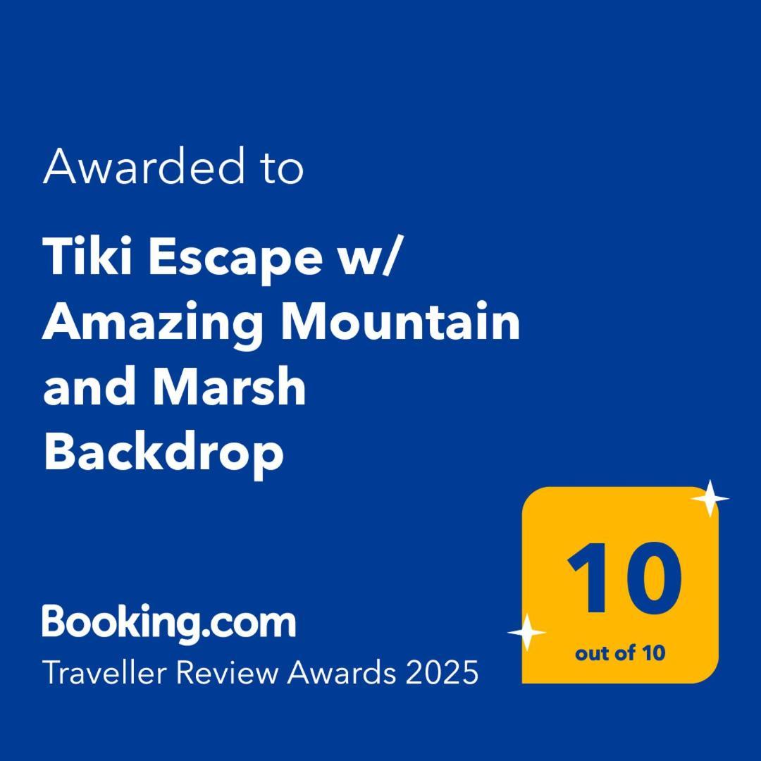 Villa Tiki Escape W/ Amazing Mountain And Marsh Backdrop à Rockaway Beach Extérieur photo